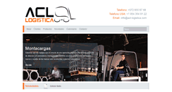 Desktop Screenshot of acl-logistica.com